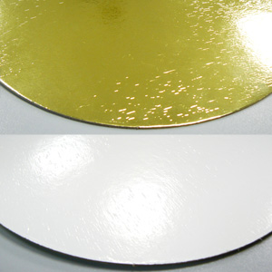 Подложка усиленная золото/жемчуг круг 360 мм (пакет 50 шт.)