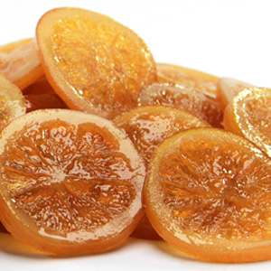 Апельсиновые засахаренные дольки НАППИ (короб 5 кг.)
