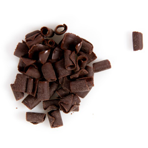 Украшение шоколадное Кудри темные (короб 4 кг)